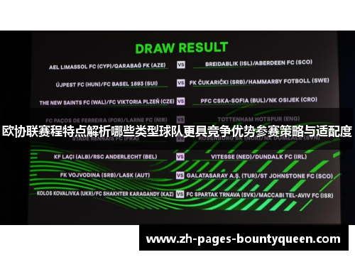 欧协联赛程特点解析哪些类型球队更具竞争优势参赛策略与适配度